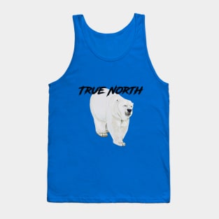 Angry Polar Bear in the True North Tank Top